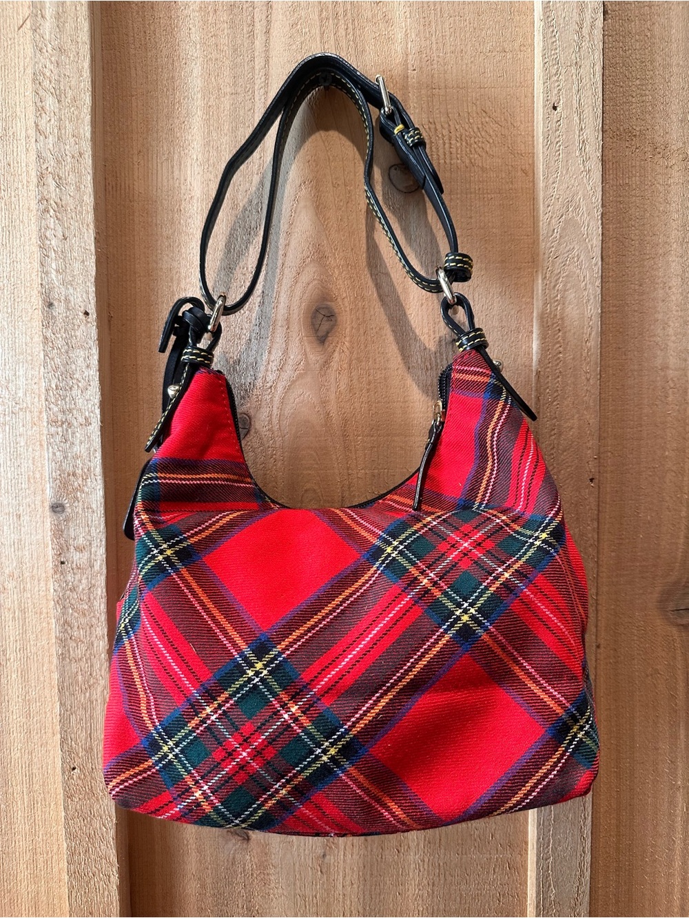 Dooney & Bourke Tartan Plaid Bag - Picture 5 of 11